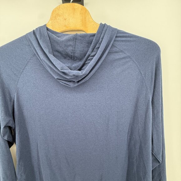 01.ALGO 0.1 Performance Hoodie Quick Dry UV SPF 40 Pullover Mens 3XL Blue Preppy - Picture 5 of 9